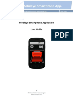 Mobileye Smartphone App User Guide v0.1