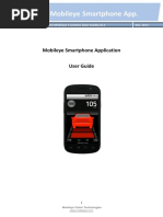 Mobileye Smartphone App User Guide v0.1
