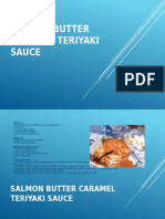 Salmon Butter Caramel Teriyaki Sauce