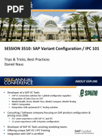 3510 Variant Configurator 101 and Utilizing Best Practices With SAP VC and Product Modeling PDF