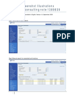 Screenshot Illustrations To SAP Consulting Note 1389839: Only Available in English. Version 1.0. September 2009