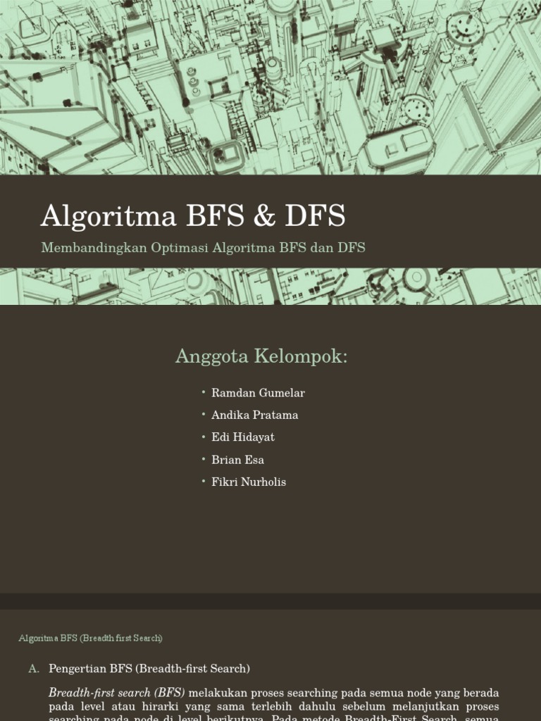 Perbandingan Algoritma BFS dan DFS | PDF | Karier & Perkembangan
