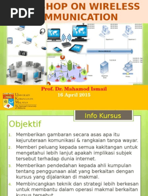 Workshop Course In Wireless Technology Pdf