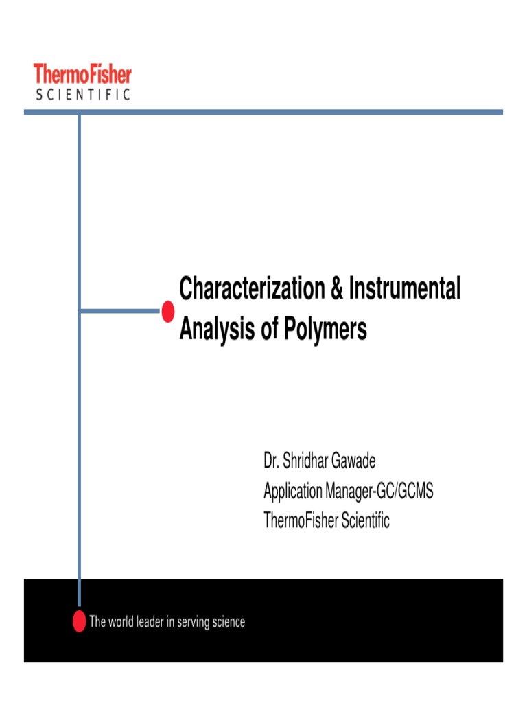 Characterisation of Polymer With GC | PDF | Mass Spectrometry ...