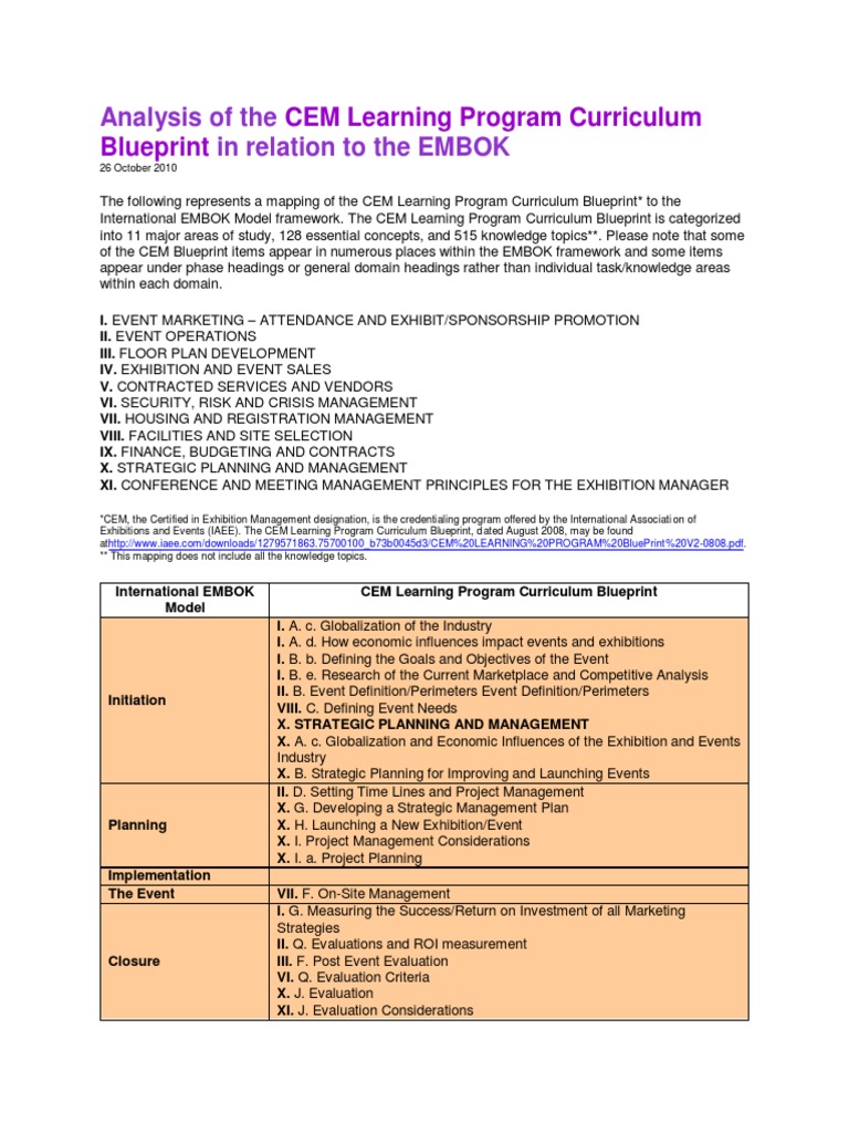 CEM The Certified in Exhibition Management Designation | Download Free ...