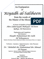 an explanation of riyadh al-saliheen