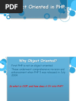 4-Object Oriented in PHP PDF