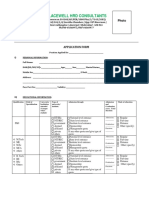 Application Form for Ethiopian Universities