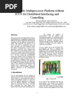 Configurable Multiprocessor Platform Without RTOS for Distributed Interfacing and Controlling