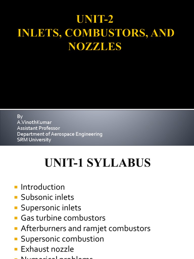 Air Breathing Propulsion Unit-2 | PDF | Machines | Rotating Machines