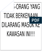 Papan Tanda Upsr