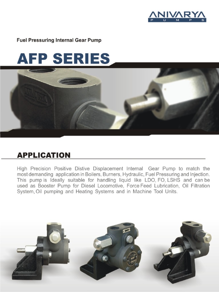 Internal Gear Pump PDF | PDF