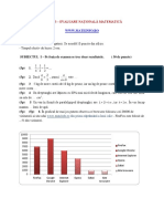 Model 3 - Simulare Evaluare Nationala La Matematica