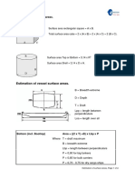 Estimation of Surface Areas