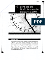 Case #1 Ford and The World Automobile Industry in 2009