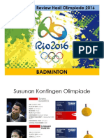 Badminton - Olimpiade 2016