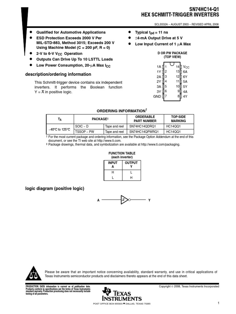 HC14 | PDF | Electronics | Electronic Engineering