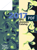 2017 APS Journals Catalog