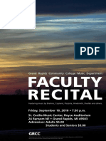 67831 Faculty Recital Poster