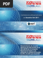 Documentacion de Circuitos Electricos de Baja Tension en El SIG-AMFM de CNFL Utilizando ArcGIS-ArcFM y ArcGIS Para AutoCAD