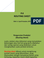 M 4 Routing Sheet