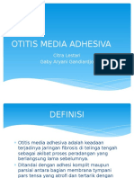 Otitis Media Adhesiva