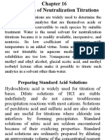 Neutralization Titrations for Determining Concentrations of Acids and Bases