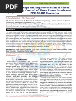 Design and implementation of Closed Loop Control of Three Phase Interleaved PFC AC-DC Converter