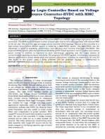 Fuzzy Logic Controller Based on Voltage Source Converter-HVDC with MMC Topology