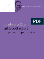 Interpretacao e Superinterpreta - Umberto Eco
