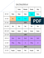 Rotary Schedule 2016