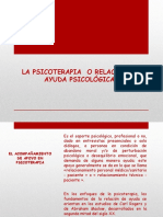 Relación de Ayuda Psicológica.