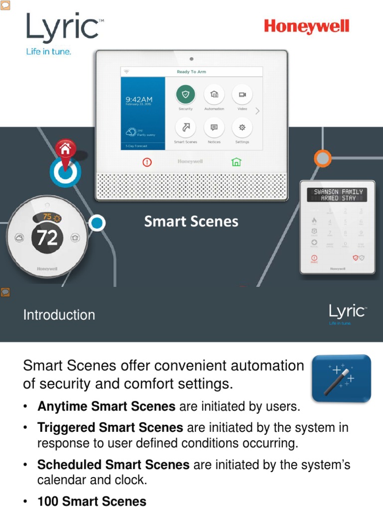 Honeywell Lyric Controller Smart Scene Training Guide PDF