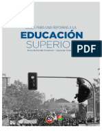 Bases para una Reforma a la Educación Superior (PC-IC)