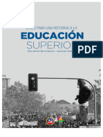 Bases para Una Reforma A La Educación Superior (PC-IC)