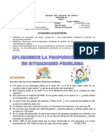 Guía #3 Aplicaciones de La Proporcionalidad