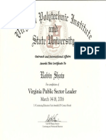 VT Certificate