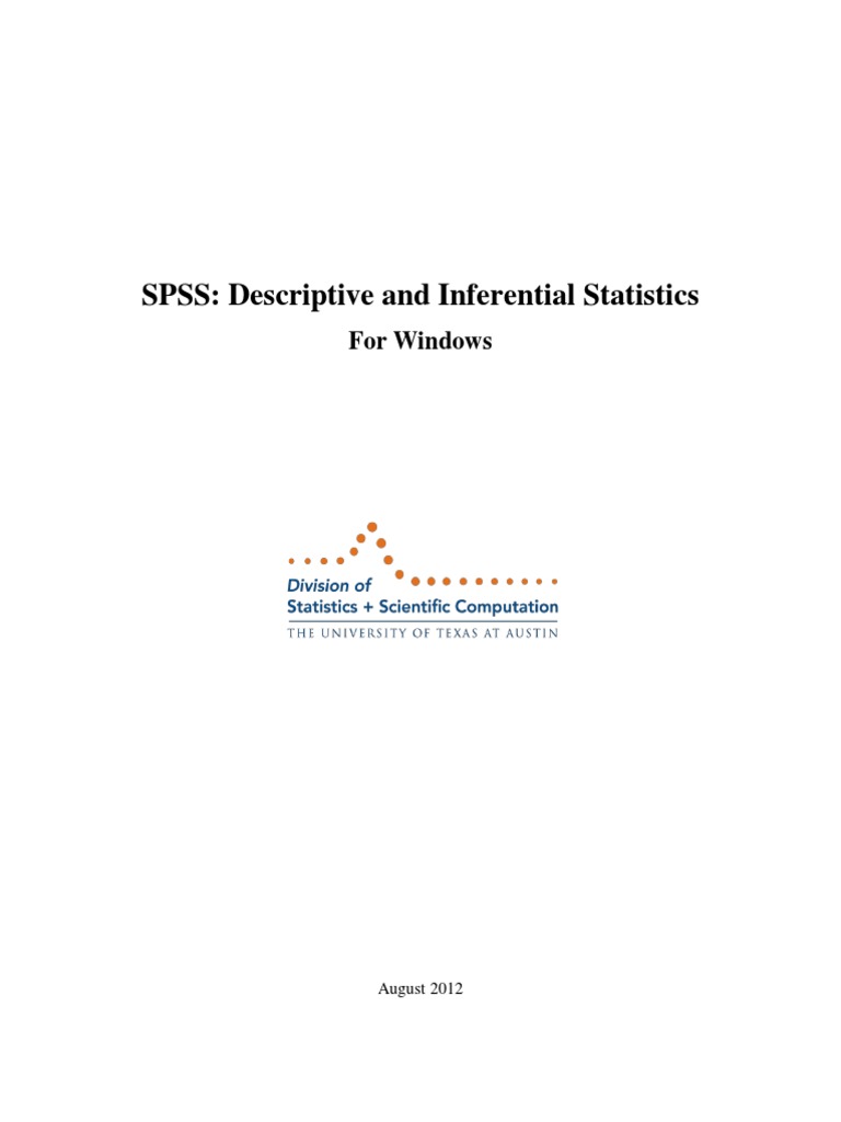SPSS DescriptiveStats PDF | PDF | Correlation And Dependence | Student ...