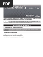 Mangastudio: Installing The Application