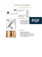 Especificaciones de La Pistola de Instalación