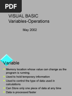 Visual Basic 6 Variables