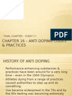 chapter 16  anti doping codes and practices