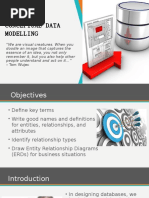 Conceptual Data Modelling (ERD)
