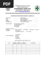 Formulir Monitoring Pasien Di Ambulan