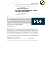 Finite element analysis result for the tunnel support design