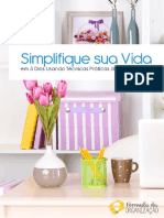 (FdO) Simplifique Sua Vida 5 Dias Usando Técnicas Simples de Organização