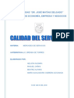 Calidad Del Servicio