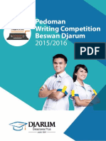 Pedoman Writing Competition Beswan Djarum2015-2016