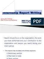 BBA Internship Report Guide