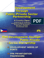 Port Development Through Public-Private Sector Partnership
